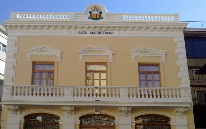 Saneamiento de fachada Casa consistorial de Algemesí